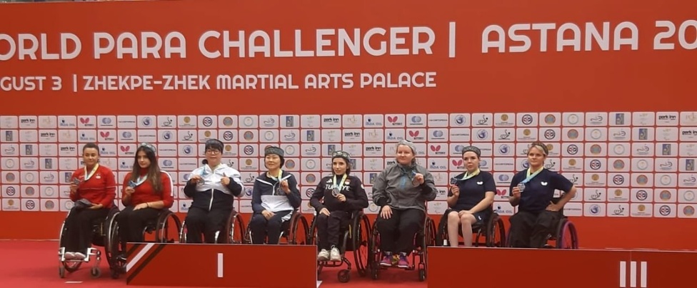 Александра Васильева из Пскова добилась успеха на международном турнире ITTF World Para Challenger Astana в Казахстане.
