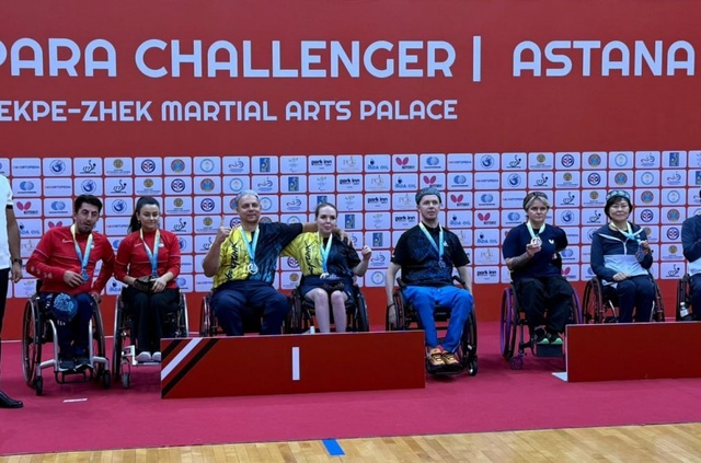 Александра Васильева из Пскова добилась успеха на международном турнире ITTF World Para Challenger Astana в Казахстане.